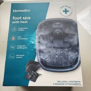 HoMedics Bubble Bliss Deluxe Foot-Spa with Heat